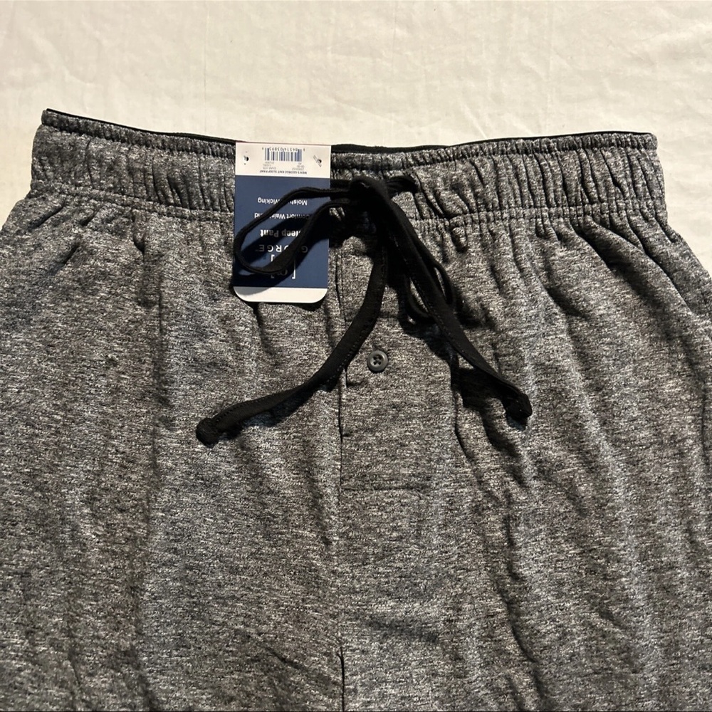 George Men's Size Sm/M/XL Sleep Pants Lounge Knit Pajamas Charcoal Heather